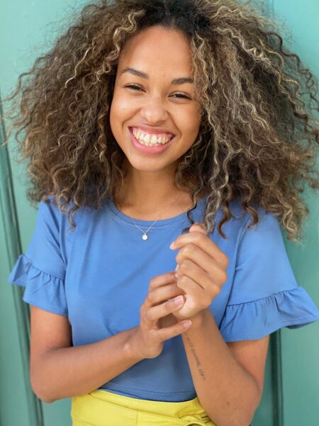 STILLTOP VOLANT JEANSBLAU XS