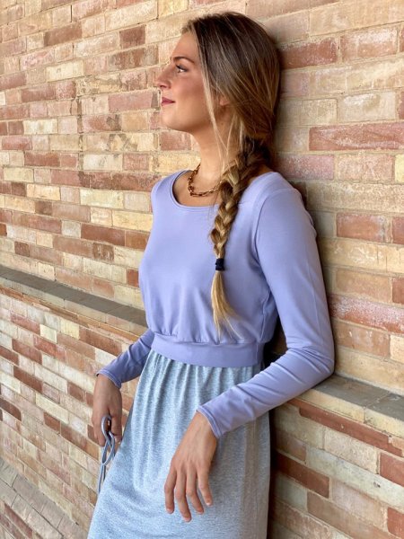STILLTOP LANGARM LILAC GREY XS