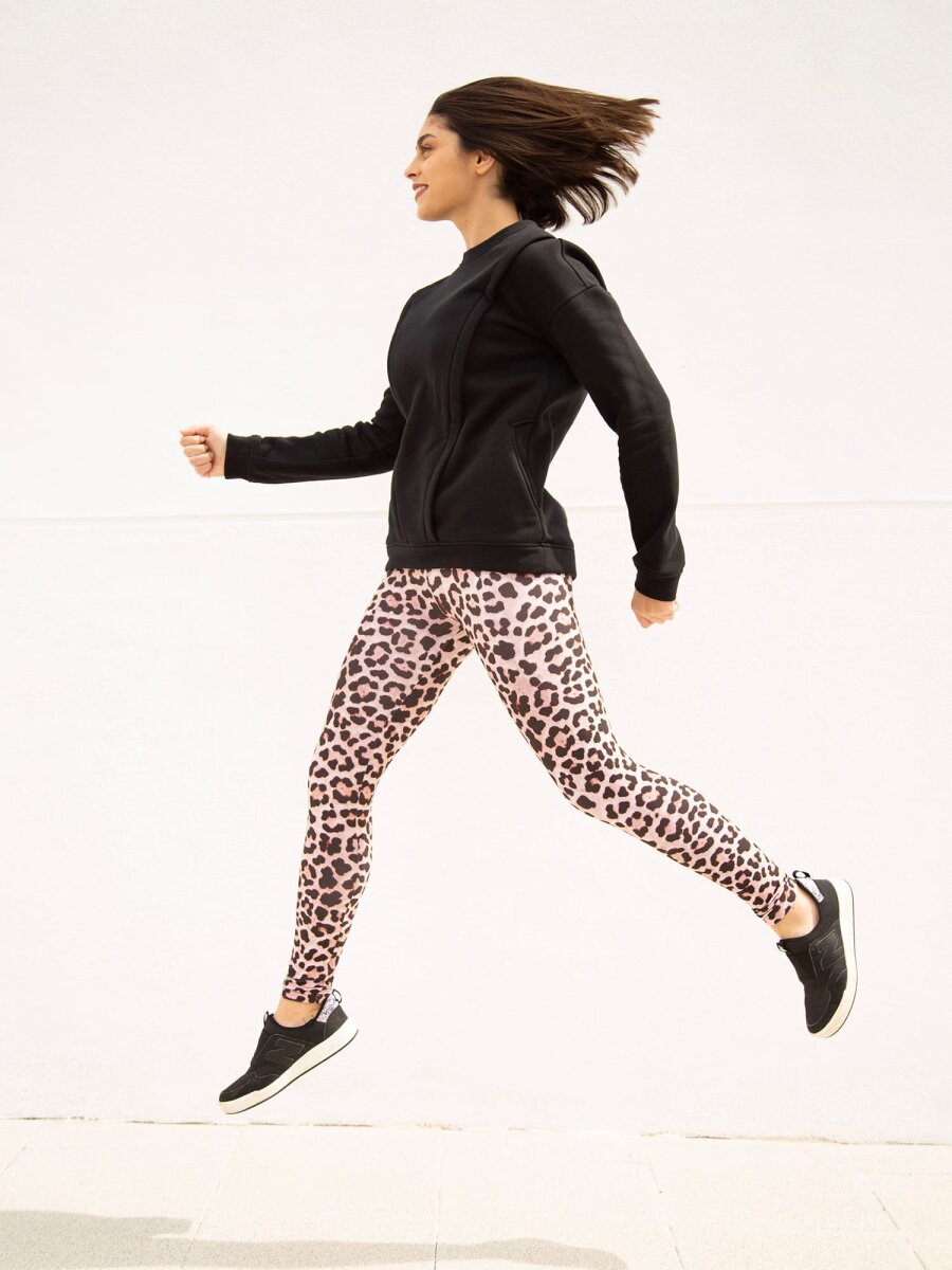 LEGGINGS LEO - ROSE - LONG XS