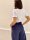 HIGH-WAIST-HOSE NAVY S