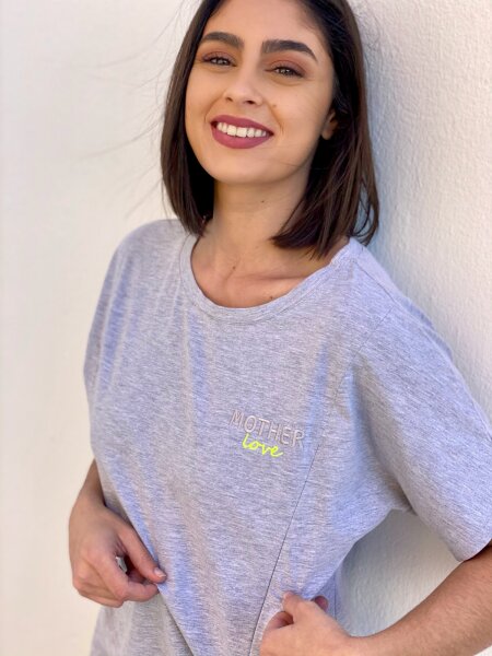 STILLSHIRT MOTHER LOVE GRAU