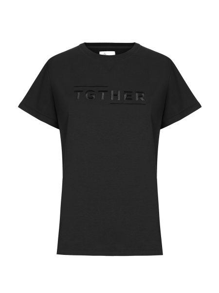 TGTHER T-SHIRT SCHWARZ LADY XL