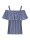 STILLBLUSE NOA BLAU/WEISS XS