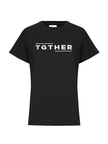 TGTHER T-SHIRT SCHWARZ-WEISS LADY XXL