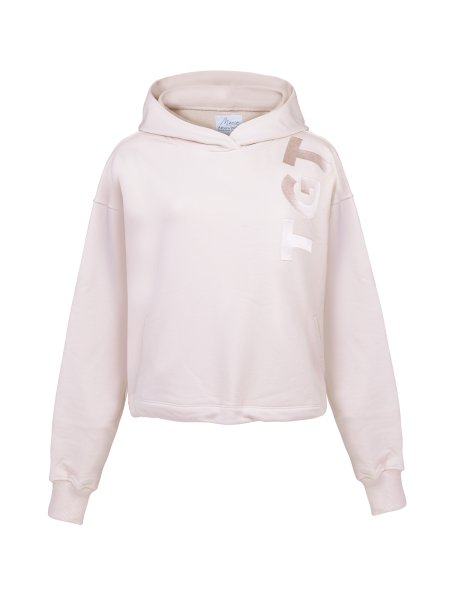 TGTHER CROPPED HOODIE POWDER