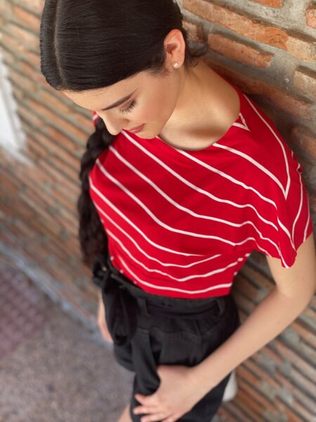 STILLTOP KIM ROT-WEISS