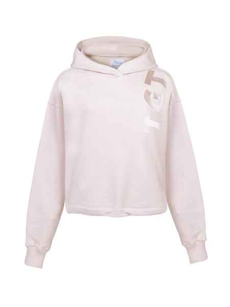 TGTHER CROPPED HOODIE POWDER L