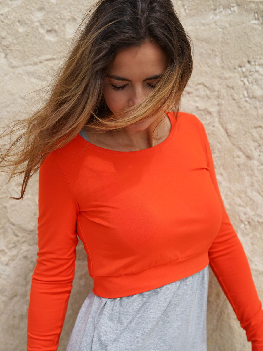 STILLTOP LANGARM ORANGE XL