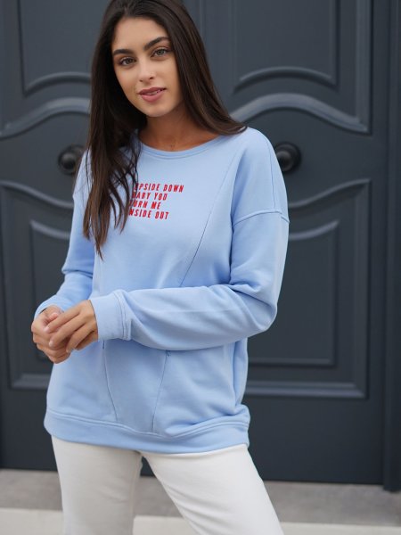 STILLPULLOVER MARI BLUE XL
