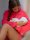 STILLPULLOVER TGTHER MIT KAPUZE KORALLE M