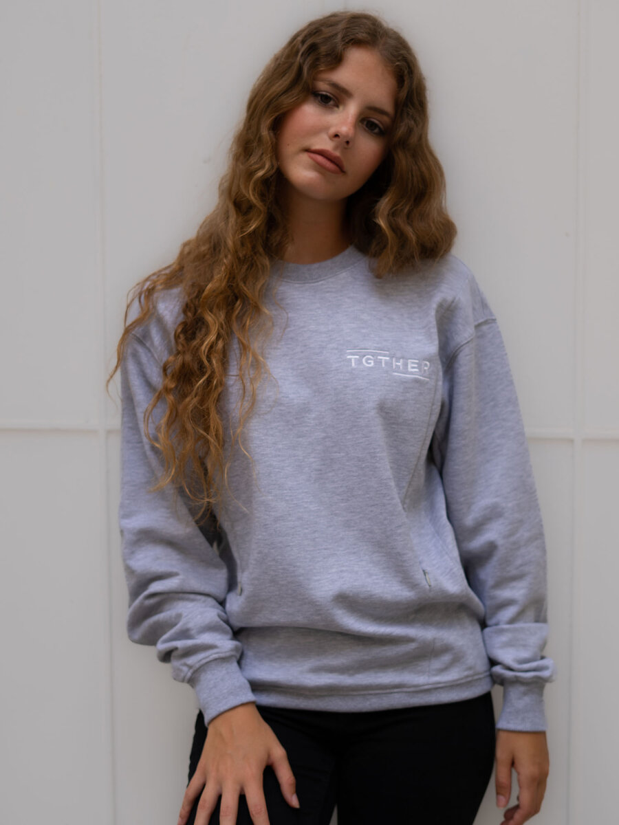 STILLPULLOVER TGTHER COSY GRAU M