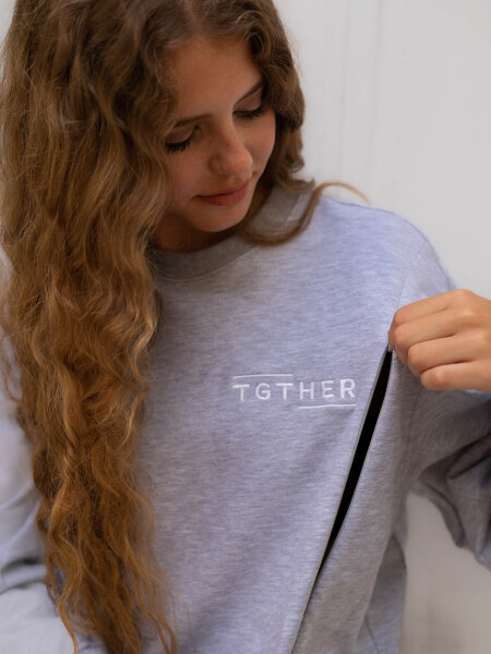 STILLPULLOVER TGTHER COSY GRAU M