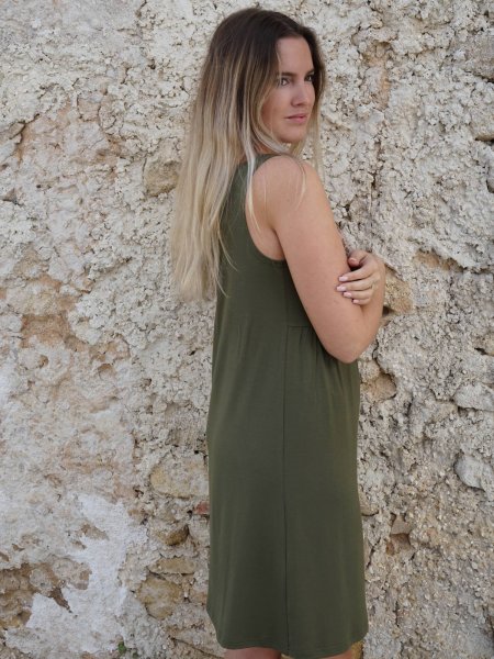 UNTERKLEID KHAKI - MIDI L