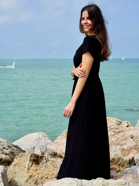 STILLKLEID SIENNA SCHWARZ XL