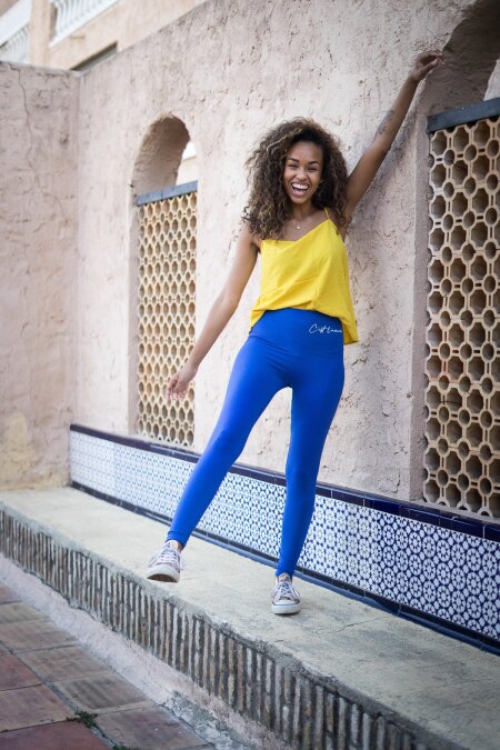 LEGGINGS SAPHIR BLAU XS